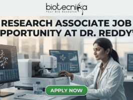 Exciting Research Associate Job Opportunity in Biologics R&D at Dr. Reddy's – Apply Today!