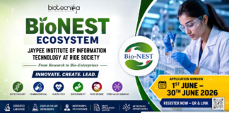 Exclusive Call for Proposals for BioNEST- Jaypee Institute of Information Technology Incubation 2026 Innovators, Researchers, Students & Entrepreneurs Apply (1)