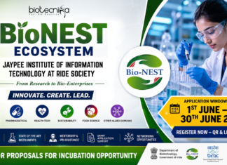 Exclusive Call for Proposals for BioNEST- Jaypee Institute of Information Technology Incubation 2026 | Innovators, Researchers, Students & Entrepreneurs Apply Exclusive Call for Proposals for BioNEST- Jaypee Institute of Information Technology Incubation 2026 Innovators, Researchers, Students & Entrepreneurs Apply (1)