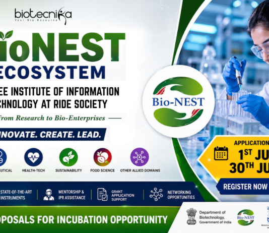 Exclusive Call for Proposals for BioNEST- Jaypee Institute of Information Technology Incubation 2026 Innovators, Researchers, Students & Entrepreneurs Apply (1)