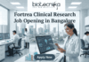 Fortrea Clinical Research Job Opening in Bangalore – Life Science Graduates Must Apply! Explore a Clinical Research Job opportunity at Fortrea in Bangalore. Kick-start your career in clinical development today!
