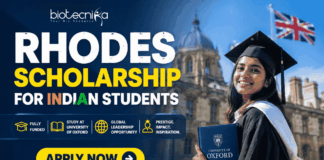 Rhodes Scholarship India 2027 – International Scholarship for Indian Students