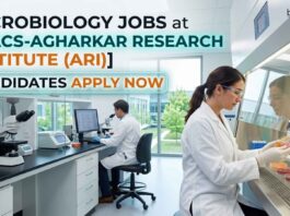 Microbiology Jobs at MACS-Agharkar Research Institute (ARI)