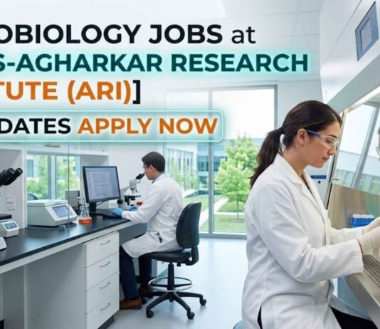 Microbiology Jobs at MACS-Agharkar Research Institute (ARI)