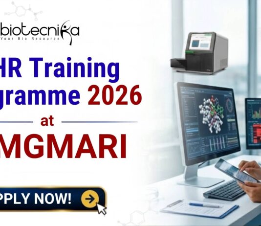 FREE DHR Training Programme 2026 at MGMARI in Biomarkers Research! FREE DHR Training Programme 2026 at MGMARI in Biomarkers Research!