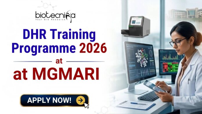 FREE DHR Training Programme 2026 at MGMARI in Biomarkers Research! FREE DHR Training Programme 2026 at MGMARI in Biomarkers Research!