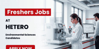 Hetero Careers: Freshers Jobs for Environment Science Candidates. Apply Now for Safety, Health & Environment (SHE) Roles in Hyderabad.