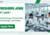 Freshers Job at Lupin – Life Sciences Candidates Apply Now!! Lupin Careers-Executive Associate Role. Freshers Jobs for Life Sciences Candidates with Pharma Production and Cleanroom Experience.