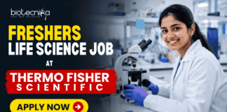Freshers Life Science Job at Thermo Fisher Scientific in Bangalore Apply Online Here! Apply for a Life Science Freshers Job at Thermo Fisher Scientific as Scientist I, Molecular Biology in Bangalore. Explore Scientist Jobs, antibody research, biotechnology, and Thermo Fisher Careers.