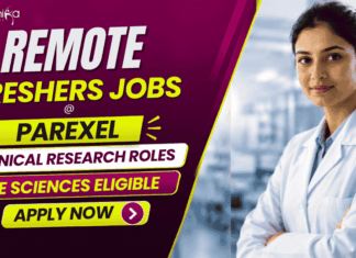 Freshers Remote Job at Parexel in Clinical Research | Apply Online Apply for Freshers Remote Jobs at Parexel as a Patient Concierge Associate and begin your Clinical Research Career with a leading global CRO.