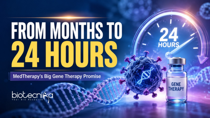 From Months to 24 Hours MedTherapy's Big Gene Therapy Promise From Months to 24 Hours: MedTherapy's Big Gene Therapy Promise