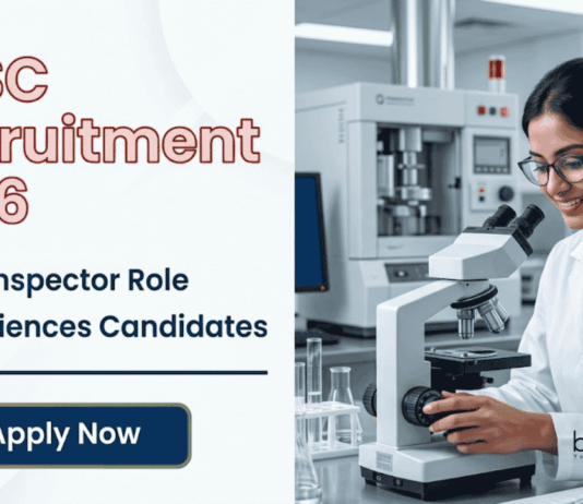 GPSC Recruitment for Drug Inspector Role with Salary Upto 1,42,400/- – Apply Now GPSC Recruitment 2026 announces Senior Drug Inspector Govt Jobs. Pharmacy, Pharm D and Microbiology professionals can apply online.