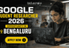 Google Student Researcher Internship 2026 Opportunity in Bengaluru | Apply Online Here Google Student Researcher 2026 Opportunity in Bengaluru | Apply Online Here