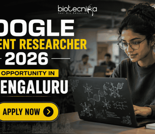 Google Student Researcher 2026 Opportunity in Bengaluru | Apply Online Here