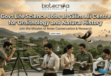 Govt Life Science Jobs at SACON – Multiple Research Vacancies 2026 Govt Life Science Jobs at SACON – Multiple Research Vacancies 2026 (1)
