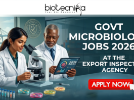 Govt Microbiology Jobs 2026 at Export Inspection Agency Chennai | Earn Upto ₹40,000 Salary Govt Microbiology Jobs 2026 at Export Inspection Agency Chennai Earn Upto ₹40,000 Salary