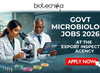 Govt Microbiology Jobs 2026 at Export Inspection Agency Chennai | Earn Upto ₹40,000 Salary Govt Microbiology Jobs 2026 at Export Inspection Agency Chennai Earn Upto ₹40,000 Salary
