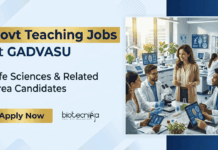 Govt Life Sciences Jobs at GADVASU Recruitment – Walk-In Interview GADVASU Recruitment 2026 invites applications for Teaching Associate Microbial Biotechnology Job, Life science candidates can apply.