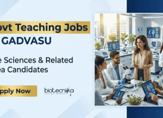Govt Life Sciences Jobs at GADVASU Recruitment – Walk-In Interview GADVASU Recruitment 2026 invites applications for Teaching Associate Microbial Biotechnology Job, Life science candidates can apply.
