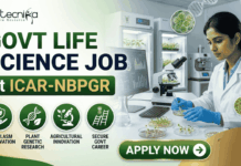 Govt. Life Science Job at ICAR-NBPGR | Work on CRISPR Gene Editing – Apply Now