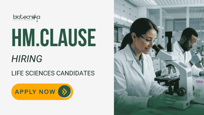 HM.CLAUSE Apply for Molecular Lab Technician Jobs in Hyderabad: Excellent Opportunity for Life Sciences & Molecular Biology professionals at HM CLAUSE.