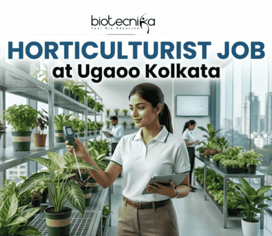 Horticulturist Job at Ugaoo Kolkata Life Science Graduates Apply Now. Apply for a Horticulturist position at Ugaoo Kolkata. Excellent opportunity for agriculture, botany, and Life Science Jobs candidates with 2–5 years of experience.