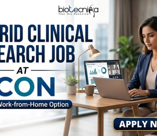 Hybrid Clinical Research Job at ICON for Life Science Graduates | Apply Online Here