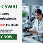 ICAR-CSWRI Recruitment 2026 for Young Professional posts: Explore Govt Life Sciences Jobs, Check Eligibility & Apply Now.