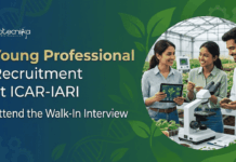 ICAR-IARI Recruitment 2026. Young Professional Jobs offering ₹42,000 salary under NASF project. Walk-In for Agriculture Jobs.