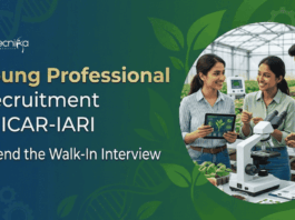 ICAR-IARI Recruitment 2026. Young Professional Jobs offering ₹42,000 salary under NASF project. Walk-In for Agriculture Jobs.