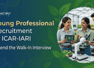 Govt Young Professional Jobs at ICAR with Rs. 42,000/- Pay – Walk-In ICAR-IARI Recruitment 2026. Young Professional Jobs offering ₹42,000 salary under NASF project. Walk-In for Agriculture Jobs.