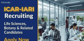 Apply for Young Professional Jobs through ICAR-IARI Recruitment and advance your Life Sciences Career with a DMRC-funded project.
