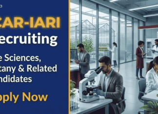 Young Professional Jobs at ICAR for Life Sciences Grads | Apply Now Apply for Young Professional Jobs through ICAR-IARI Recruitment and advance your Life Sciences Career with a DMRC-funded project.
