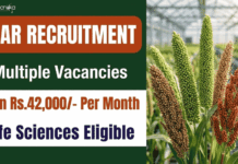 Multiple Life Science Jobs at ICAR – Attend the Walk-In Interview ICAR IIMR Recruitment invites applications for SRF and Young Professional Jobs, Life Science, Biotechnology & Food Tech candidates eligible.