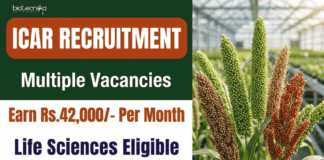 ICAR IIMR Recruitment invites applications for SRF and Young Professional Jobs, Life Science, Biotechnology & Food Tech candidates eligible.