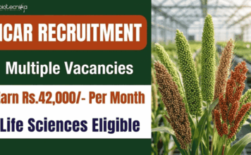 Multiple Life Science Jobs at ICAR – Attend the Walk-In Interview ICAR IIMR Recruitment invites applications for SRF and Young Professional Jobs, Life Science, Biotechnology & Food Tech candidates eligible.