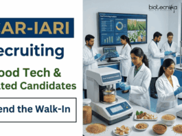 Apply for ICAR-IARI Recruitment 2026. Govt Food Tech Jobs under an ICMR-funded Research Project in New Delhi.