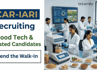 ICAR-IARI Recruitment for Food Tech Candidates | Walk-In Interview Apply for ICAR-IARI Recruitment 2026. Govt Food Tech Jobs under an ICMR-funded Research Project in New Delhi.