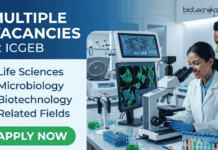 Multiple Research Vacancies at ICGEB – Apply Now for Life Sciences Career ICGEB Recruitment: Life Sciences Career Aspirants Apply Now for Research Jobs including JRF, Project & Research Scientist positions.