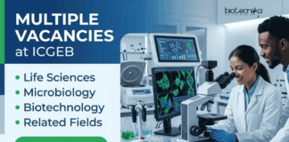 Multiple Research Vacancies at ICGEB – Apply Now for Life Sciences Career ICGEB Recruitment: Life Sciences Career Aspirants Apply Now for Research Jobs including JRF, Project & Research Scientist positions.
