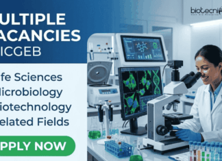 Multiple Research Vacancies at ICGEB – Apply Now for Life Sciences Career ICGEB Recruitment: Life Sciences Career Aspirants Apply Now for Research Jobs including JRF, Project & Research Scientist positions.