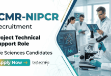 ICMR Recruitment for Life Sciences Research Roles – Applications Open ICMR Recruitment 2026 for Project Technical Support III. Apply for Life Sciences Jobs in Stem Cell Gene Editing and CRISPR Research.