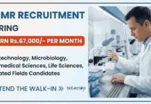 Life Sciences Recruitment at ICMR – Earn Rs.67,000/- Per Month – Walk-In ICMR Recruitment for Project Research Scientist-II: Explore Life Sciences Opportunities and Grow your Career in Life Sciences.