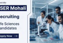 Life Sciences Research Jobs at IISER – Apply Online Now Apply for Research Jobs through IISER Mohali Recruitment and build a successful Life Sciences Career in an ANRF-funded project.