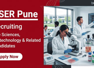 Govt Research Jobs at IISER – Life Sciences Candidates Apply Now IISER Pune Recruitment 2026: Apply for Govt Research Jobs and Build your Life Sciences Career in a DBT-funded project.