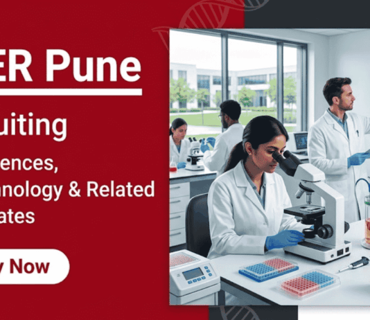 IISER Pune Recruitment 2026: Apply for Govt Research Jobs and Build your Life Sciences Career in a DBT-funded project.