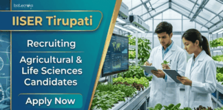 Govt Life Sciences Jobs at IISER – Apply Before the Deadline Apply for IISER Tirupati Recruitment 2026. Govt Life Sciences Research Jobs under an ANRF-Funded Anticancer Research Project.