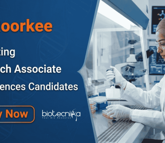 Apply for IIT Roorkee Recruitment 2026. Research Jobs for PhD candidates seeking a Rewarding Career in Life Sciences.