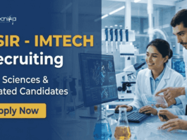 Govt Life Sciences Vacancy at CSIR – Apply Now for Research Roles IMTECH Recruitment invites applications for Life Sciences Vacancy. Apply for Research Jobs at CSIR-IMTECH Chandigarh.