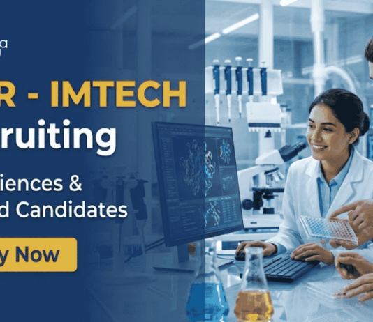 IMTECH Recruitment invites applications for Life Sciences Vacancy. Apply for Research Jobs at CSIR-IMTECH Chandigarh.